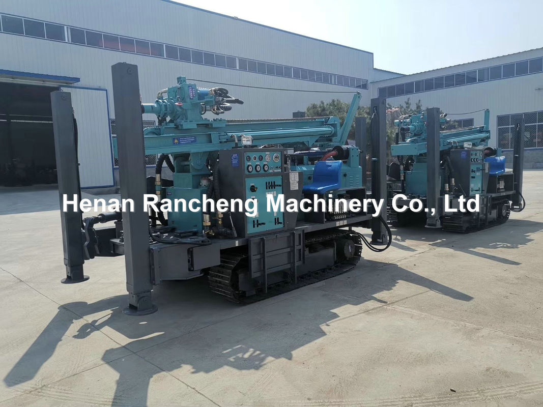 300 मीटर बोरिंग गहराई जल कुएं क्रॉलर प्रकार ड्रिलिंग रिग मशीन 85KW युचाई इंजन