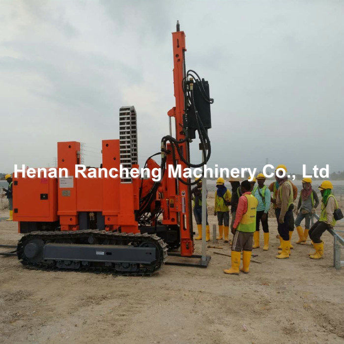 114HP ड्रिलिंग रिग मशीन / फोटोवोल्टिक स्टील ड्राइवर / सौर स्टील की स्थापना के लिए मशीन / उपकरण