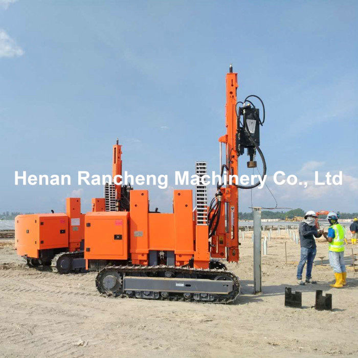114HP ड्रिलिंग रिग मशीन / फोटोवोल्टिक स्टील ड्राइवर / सौर स्टील की स्थापना के लिए मशीन / उपकरण
