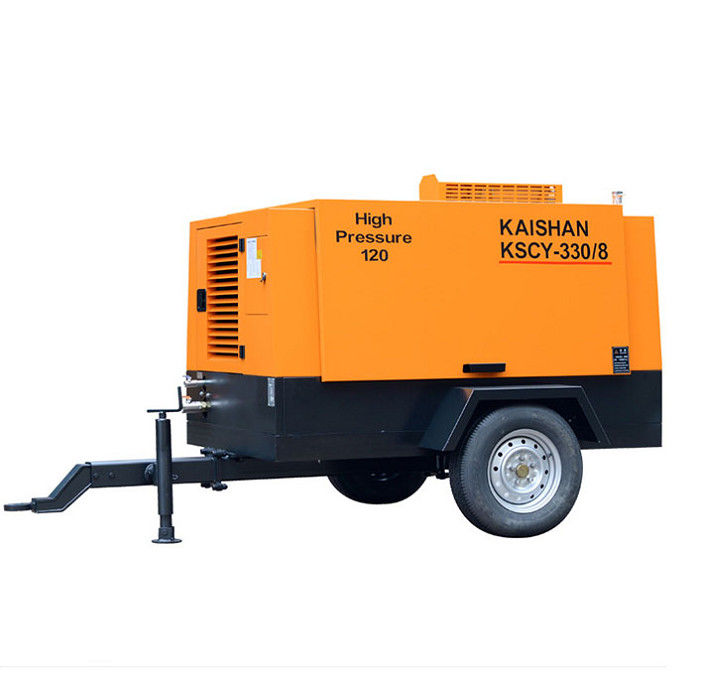 9. 2m3 / min क्षमता ड्रिलिंग एयर कंप्रेसर Yuchai 88KW 8bar कार्य दबाव