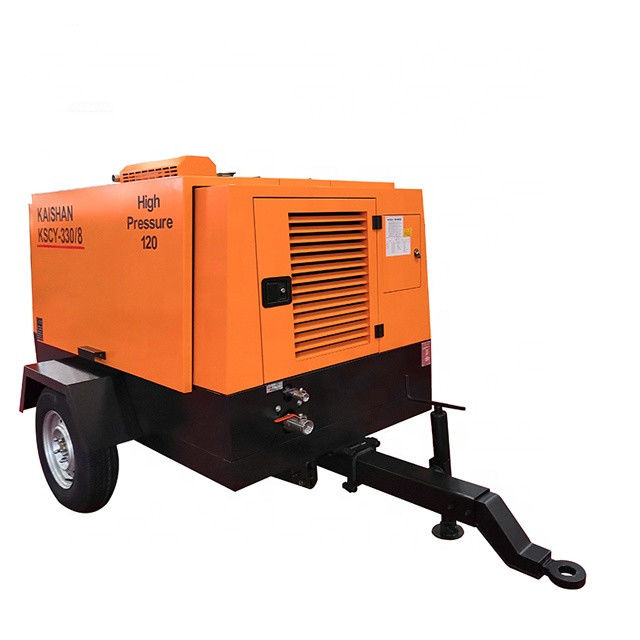 9. 2m3 / min क्षमता ड्रिलिंग एयर कंप्रेसर Yuchai 88KW 8bar कार्य दबाव