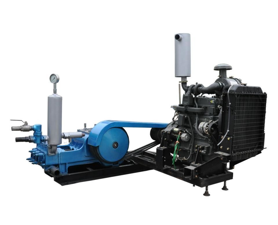 600 L/Min प्रवाह दर छोटे ड्रिलिंग कीचड़ पंप 110mm पिस्टन स्ट्रोक 55kw पावर इनपुट