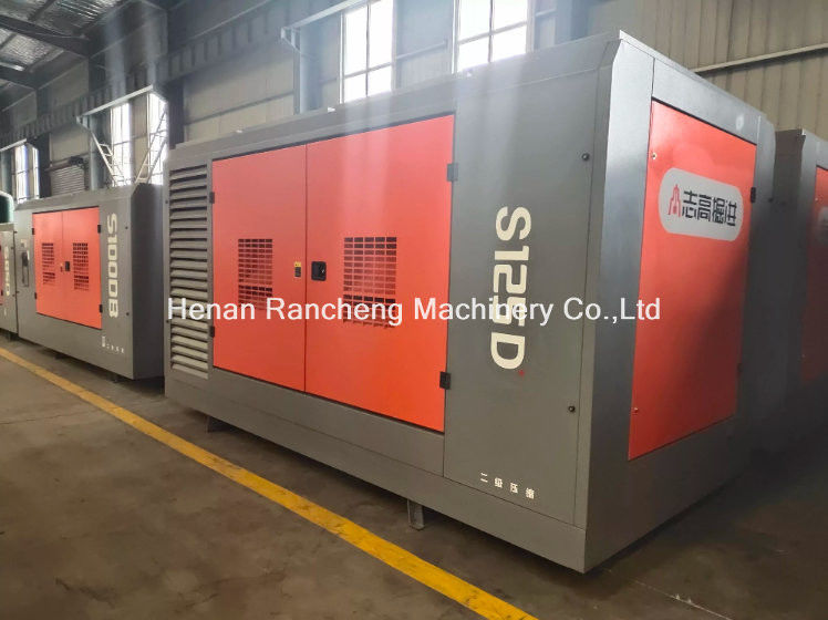 S125D एयर कंप्रेसर 410KW कमिंस इंजन के साथ 300-400 मीटर ड्रिलिंग के लिए