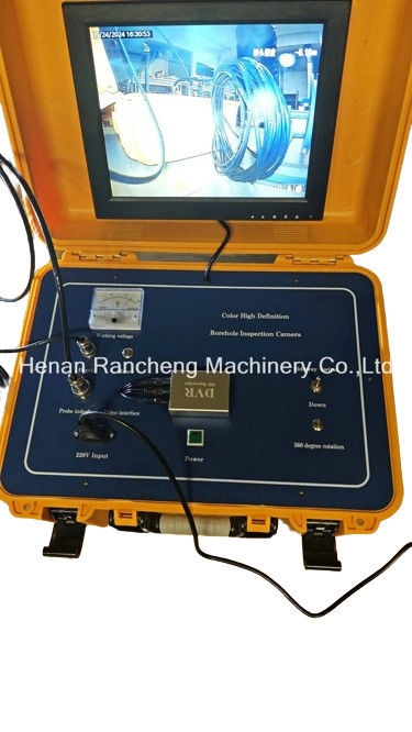 260 किलोग्राम असर एल्यूमीनियम मिश्र धातु मुख्य नियंत्रण बॉक्स बोरवेल निरीक्षण कैमरा सर्वेक्षण के लिए बोरवेल कैमरा
