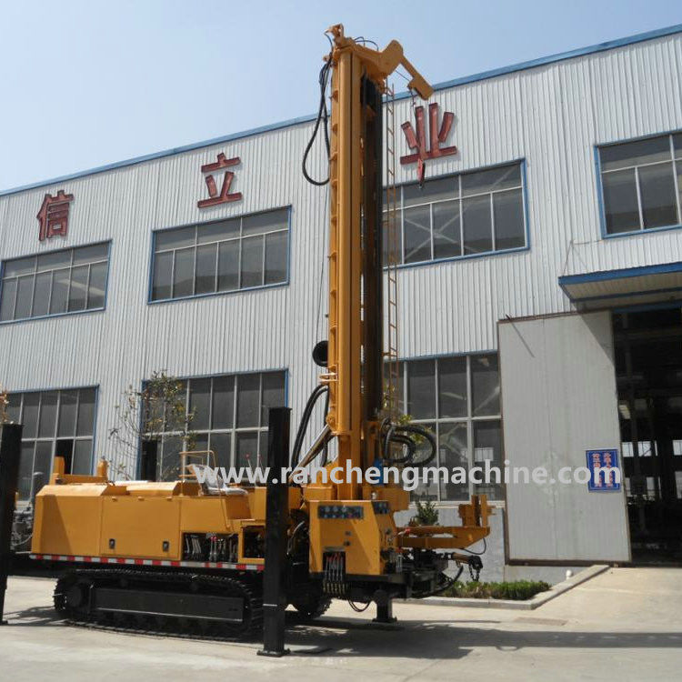 RCF800C 800m ड्रिलिंग रिग Cummins इंजन स्टील क्रॉलर प्रकार कुएं ड्रिलिंग रिग