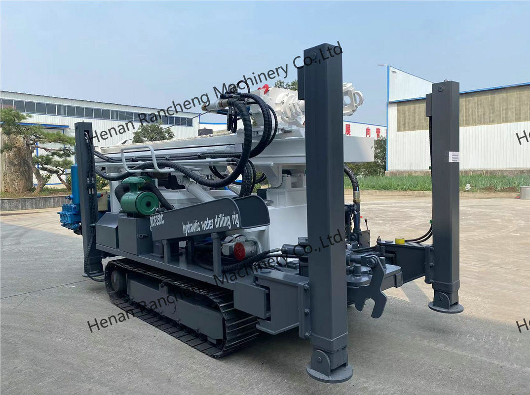 1000 मीटर गहरी जल कुएं ड्रिलिंग मशीन 105mm - 800mm Dia 179KW गहरी कुएं ड्रिलिंग रिग