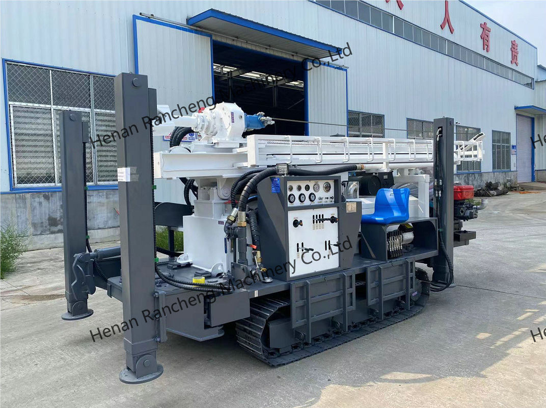 1000 मीटर गहरी जल कुएं ड्रिलिंग मशीन 105mm - 800mm Dia 179KW गहरी कुएं ड्रिलिंग रिग