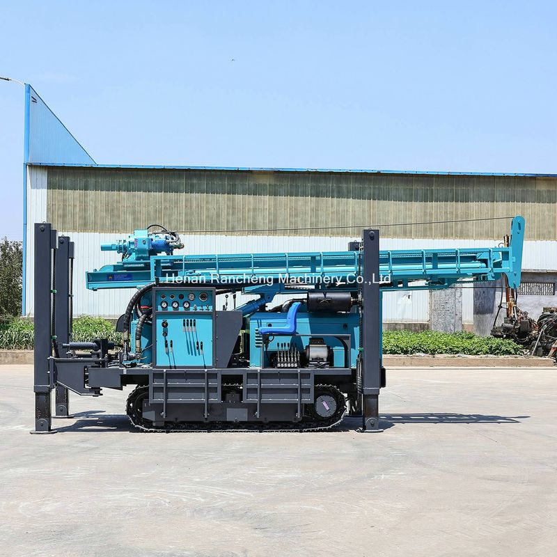 बोरिंग गहराई 280 मीटर गहरी चट्टान जल कुएं ड्रिलिंग रिग मशीन 70KW इंजन के साथ