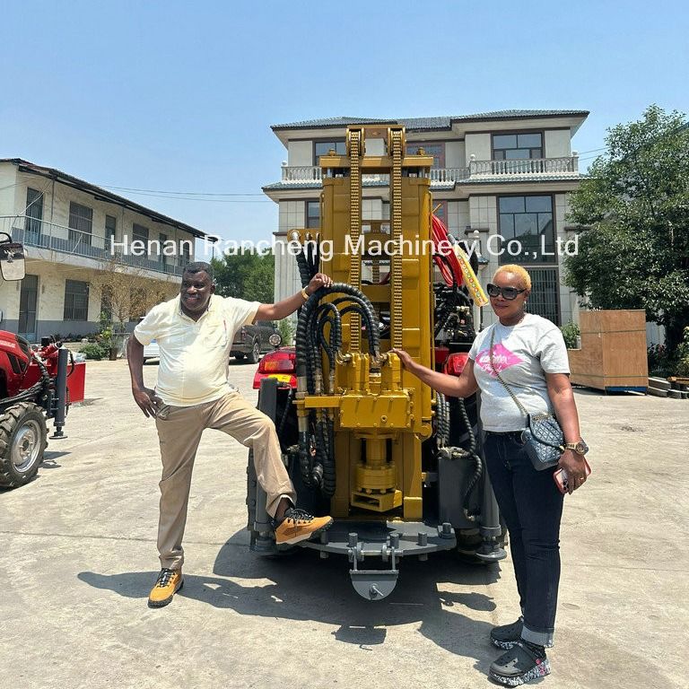 पोर्टेबल ट्रैक्टर घुड़सवार हाइड्रोलिक ड्रिलिंग रिग पानी के लिए अच्छी तरह से रॉक ड्रिल