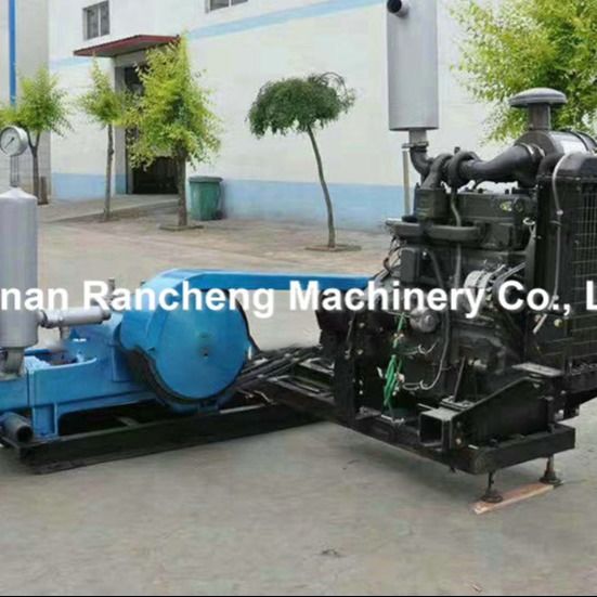 डीजल इंजन प्रकार की मिट्टी पंप मैक्स 600L/मिन क्षैतिज तीन सिलेंडर दोहरी भूमिका पेंटहाउस डेट्रायट पिस्टन पंप