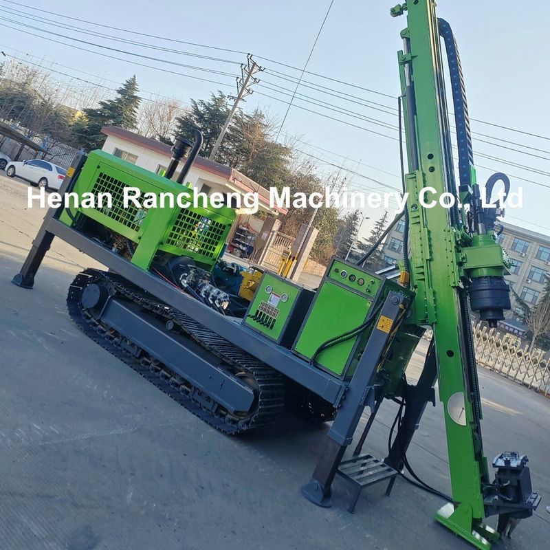 अधिकतम ड्रिल गहराई 1200 मीटर 92KW डीजल इंजन के साथ पूर्ण हाइड्रोलिक कोर ड्रिलिंग रिग