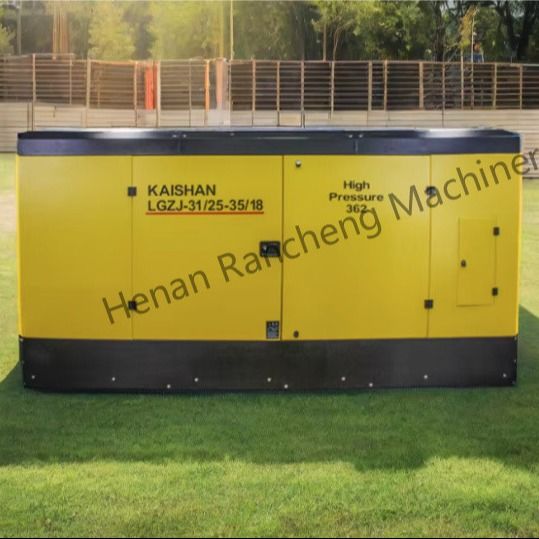 25bar 1107cfm डीजल स्क्रू एयर कंप्रेसर पानी के लिए अच्छी तरह से 400hp के साथ Yuchai