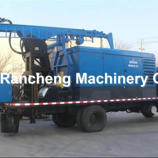 200 मीटर गहरे पानी के कुएं ड्रिलिंग रिग के साथ 118HP Cu-mmins 115-350 मिमी बोर के लिए