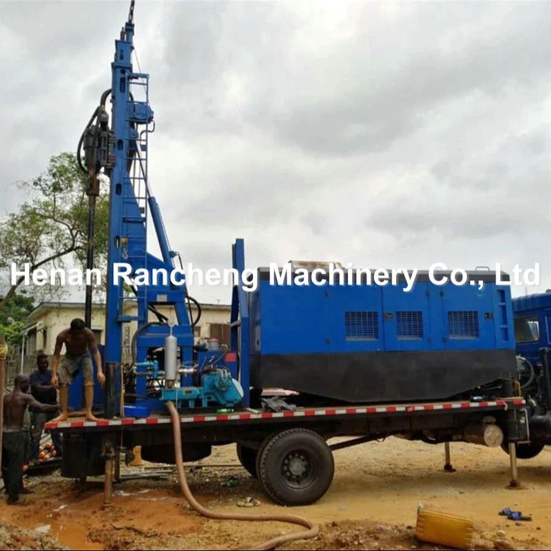 200 मीटर गहरे पानी के कुएं ड्रिलिंग रिग के साथ 118HP Cummins 115-350 मिमी बोर के लिए