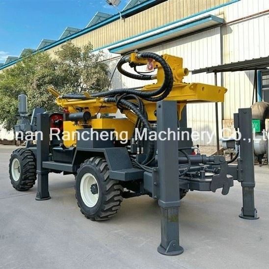 RCF220W व्हील प्रकार ड्रिलिंग रिग 35m/min और 17-31m Sup3 /min वायु खपत के लिए