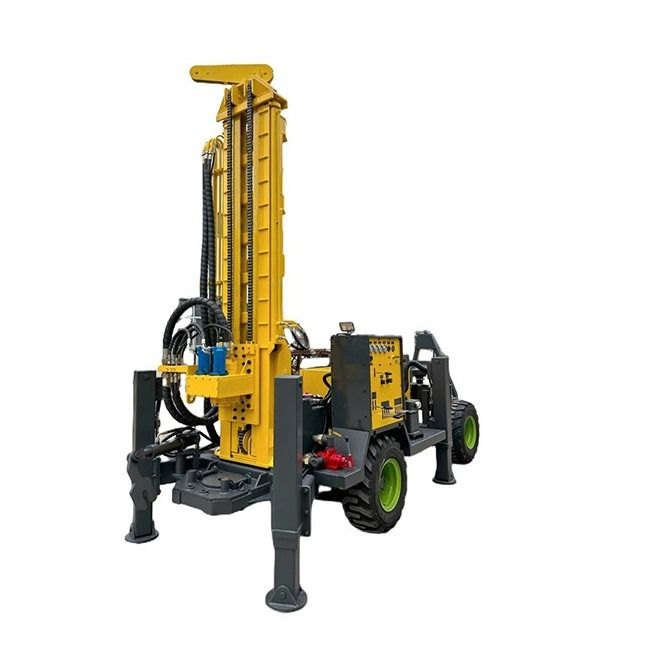 RCF220W व्हील प्रकार ड्रिलिंग रिग 35m/min और 17-31m Sup3 /min वायु खपत के लिए