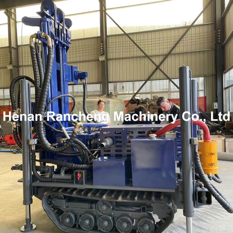 उच्च प्रदर्शन Yuchai 180m बोर गहराई RCF180S मिनी पानी कुएं ड्रिलिंग मशीन