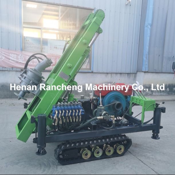 1.2T 30m 30HP इंजन पावर क्रॉलर सौर ढेर ड्राइव 4 हाइड्रोलिक पैरों के साथ