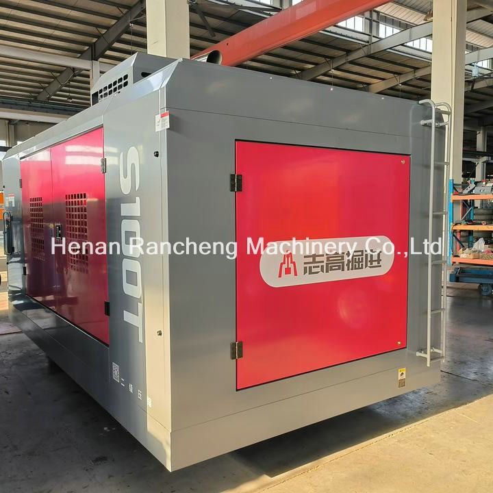 वायु क्षमता 31m3/मिन S100T वायु कंप्रेसर कार्य दबाव 25bar 309KW Xichai इंजन के साथ