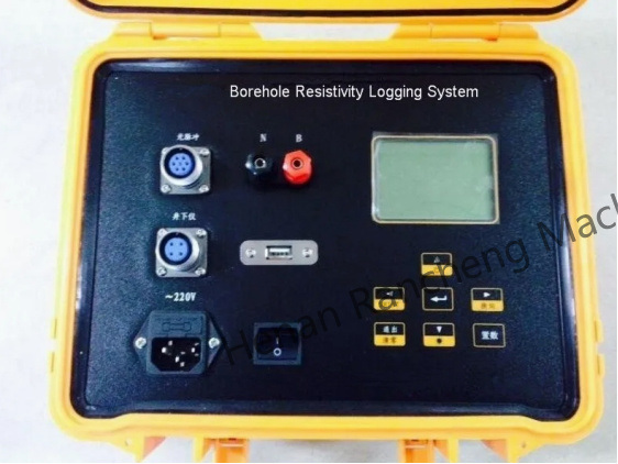 300 मीटर भूभौतिक उपकरण बोरहोल वाटर वेल लॉग टूल स्पष्ट प्रतिरोधकता मापने लॉगिंग सिस्टम