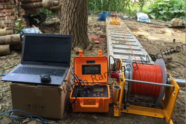 300 मीटर भूभौतिक उपकरण बोरहोल वाटर वेल लॉग टूल स्पष्ट प्रतिरोधकता मापने लॉगिंग सिस्टम