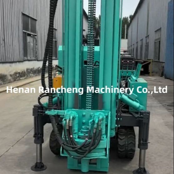 रबर ट्रैक प्रकार खनन छोटे हाइड्रोलिक ढेर चालक क्रॉलर नीचे छेद ड्रिलिंग रिग