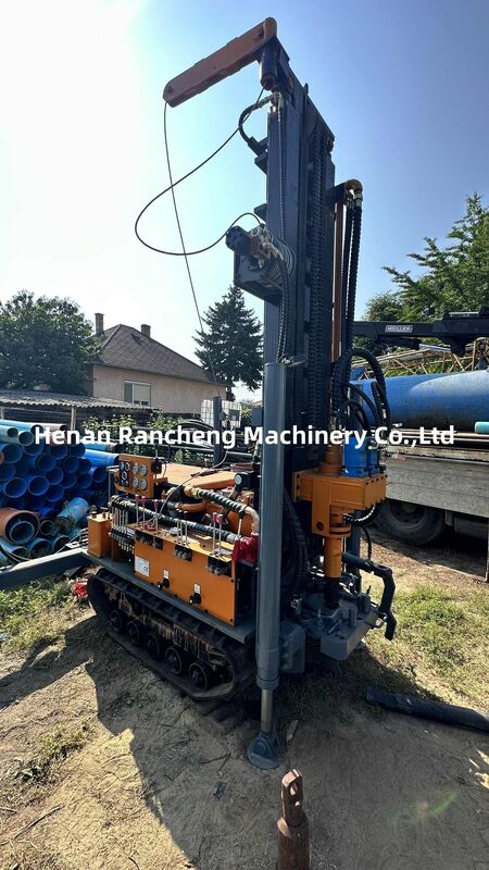 180 मीटर गहरी जल कुएं ड्रिलिंग मशीन 77.3KW इंजन क्रॉलर जल कुएं ड्रिलिंग रिग