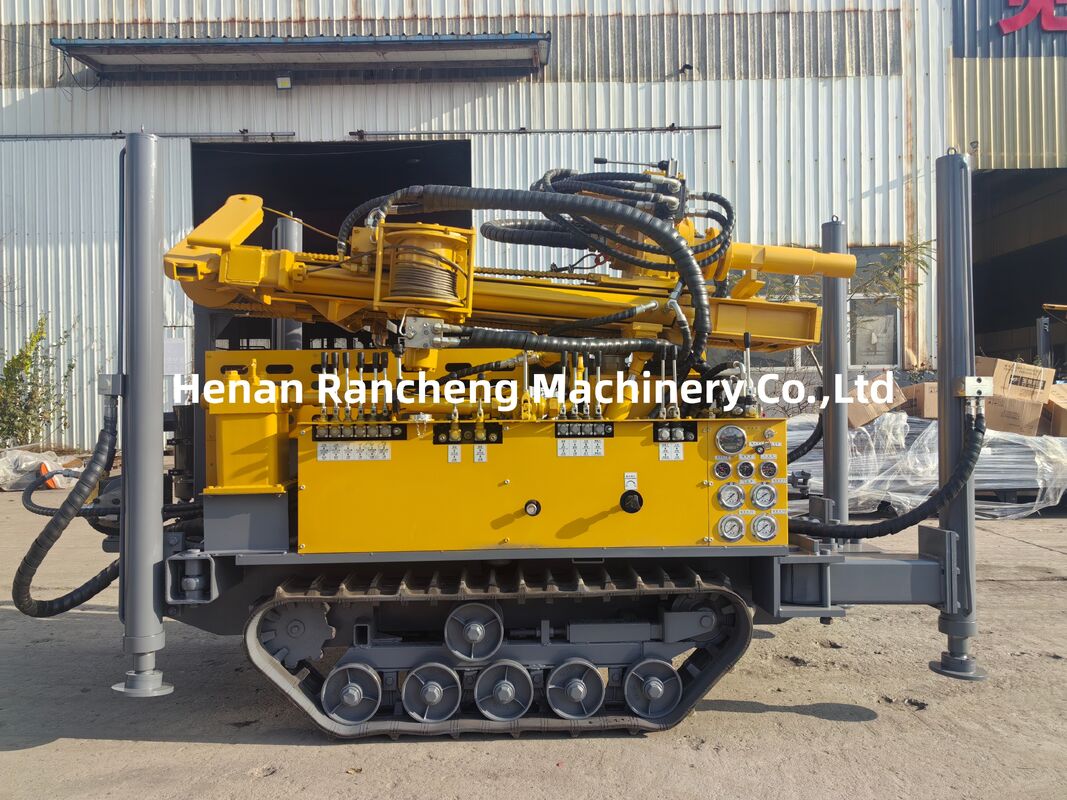 180 मीटर गहरी जल कुएं ड्रिलिंग मशीन 77.3KW इंजन क्रॉलर जल कुएं ड्रिलिंग रिग