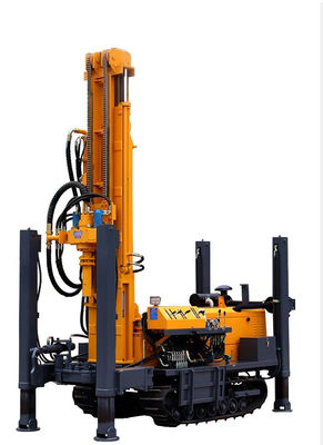 180 मीटर गहराई क्रॉलर माउंट ड्रिल रिग मशीन 55KW 90mm - 300mm Dia