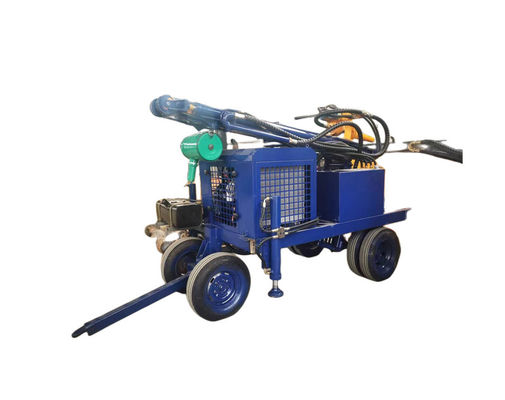 180 मीटर गहराई बोरहोल ड्रिल मशीन 55KW इंजन 90mm - 300mm व्यास 5200kg