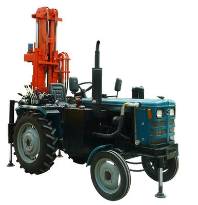 200 मीटर गहरी बोरिंग मशीन 40hp हॉर्स पावर ट्रेलर घुड़सवार ड्रिल रिग