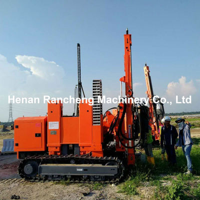114HP ड्रिलिंग रिग मशीन / फोटोवोल्टिक स्टील ड्राइवर / सौर स्टील की स्थापना के लिए मशीन / उपकरण