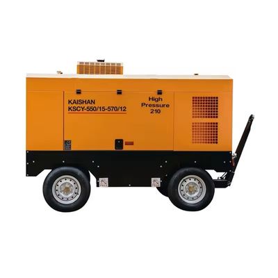 टर्बोचार्ज इम्पैक्ट ड्रिलिंग एयर कंप्रेसर 140KW 1.2Mpa / 1.5Mpa कार्य दबाव