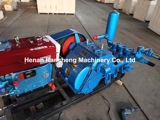 100 मिमी पिस्टन स्ट्रोक 65 मिमी सिलेंडर व्यास ड्रिलिंग कीचड़ पंप 28HP Changchai इंजन के साथ