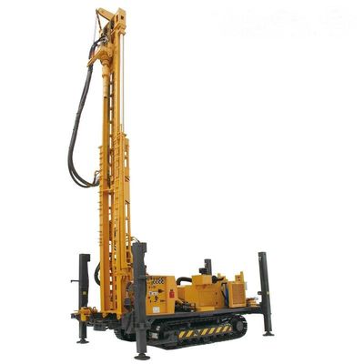 स्थिर 1000 मीटर गहरी जल कुएं ड्रिलिंग मशीन 194KW इंजन 140mm - 500mm Dia
