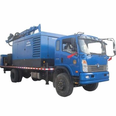 300 मीटर गहरी जल कुएं ड्रिलिंग रिग 266HP लोड वाहन इंजन 115 - 350mm Dia