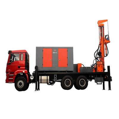 200 मीटर ड्रिलिंग गहराई जल कुएं ड्रिलिंग रिग 118HP Cummins 115 - 350 मिमी बोर डाय