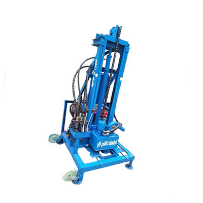 दो पहिया पोर्टेबल जल कुंआ ड्रिलिंग मशीन 8HP पावर 100m ड्रिलिंग गहराई