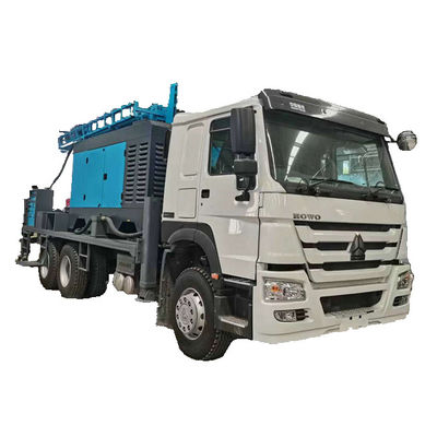 129HP डीजल इंजन वाटर वेल ड्रिलिंग रिग मशीन 450m ड्रिलिंग गहराई 500mm Dia