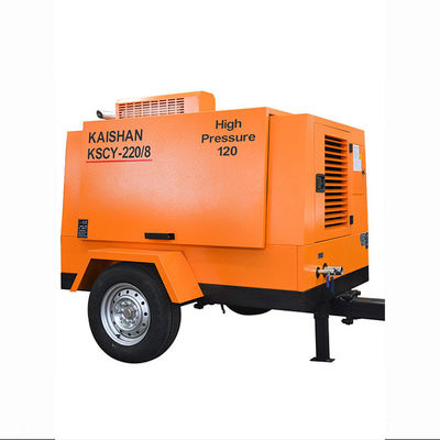 वायु निर्वहन 220cfm 8bar पोर्टेबल वायु कंप्रेसर Gtl पावर