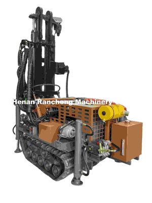 150 मीटर गहरी मिनी पोर्टेबल क्रॉलर वाटर वेल ड्रिलिंग मशीन