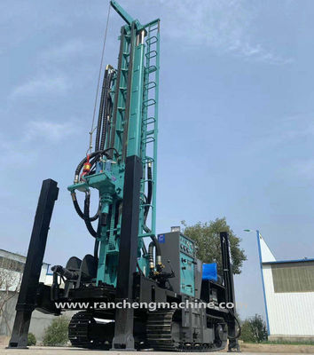 280 मीटर गहरी चट्टान ड्रिलिंग मशीन हवा डीटीएच पानी अच्छी तरह से बोर छेद ड्रिलिंग रिग