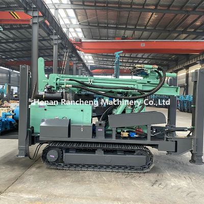 डीटीएच ड्रिलिंग रिग 300 मीटर बोरिंग गहराई क्रॉलर माउंट मशीन 85KW इंजन के साथ
