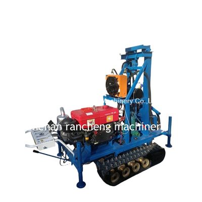 अधिकतम गहराई 150m RCS200C रबर क्रॉलर छोटी पानी कुएं ड्रिलिंग रिग मशीन