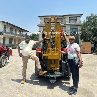 200 मीटर हाइड्रोलिक वाटर कुंड ड्रिलिंग मशीन 40HP ट्रैक्टर हॉर्स पावर के साथ