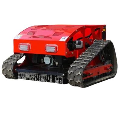 क्रॉलर प्रकार चार पहिया हाइब्रिड रिमोट कंट्रोल लॉन कटर 8HP गैसोलीन इंजन