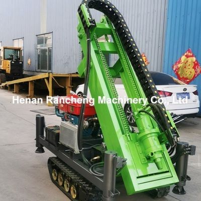 छोटे हाइड्रोलिक पाइल ड्राइवर ड्रिल गहराई:20-30m 32HP डीजल इंजन के साथ