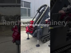 छोटे रबर क्रॉलर सौर ढेर चालक एकल पंप 1m - 30m बोरहोल गहराई